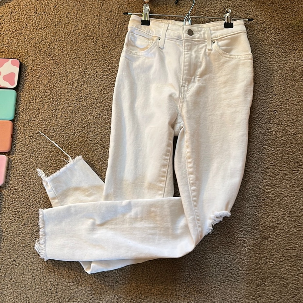 White Levi Jeans